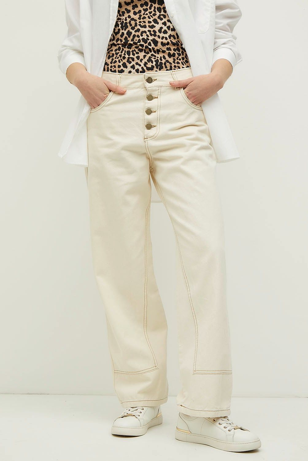 RUPHA - Jeans Tiro Medio Mujer Rupha