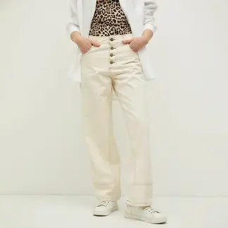 RUPHA - Jeans Tiro Medio Mujer