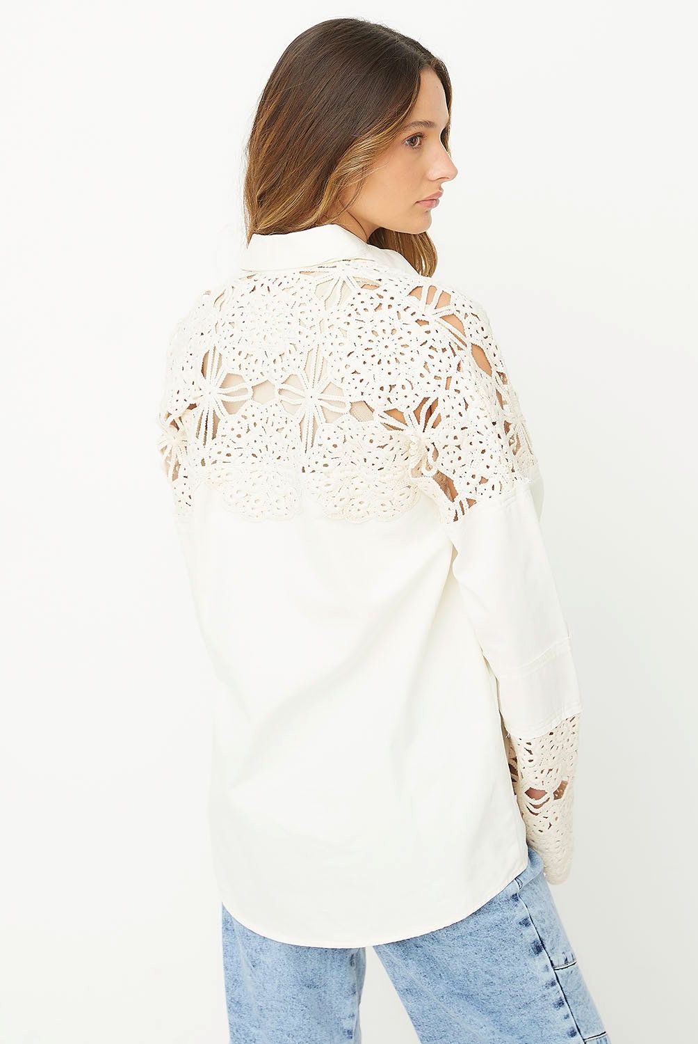 RUPHA - Blusa Camisera Algodón Mujer Rupha