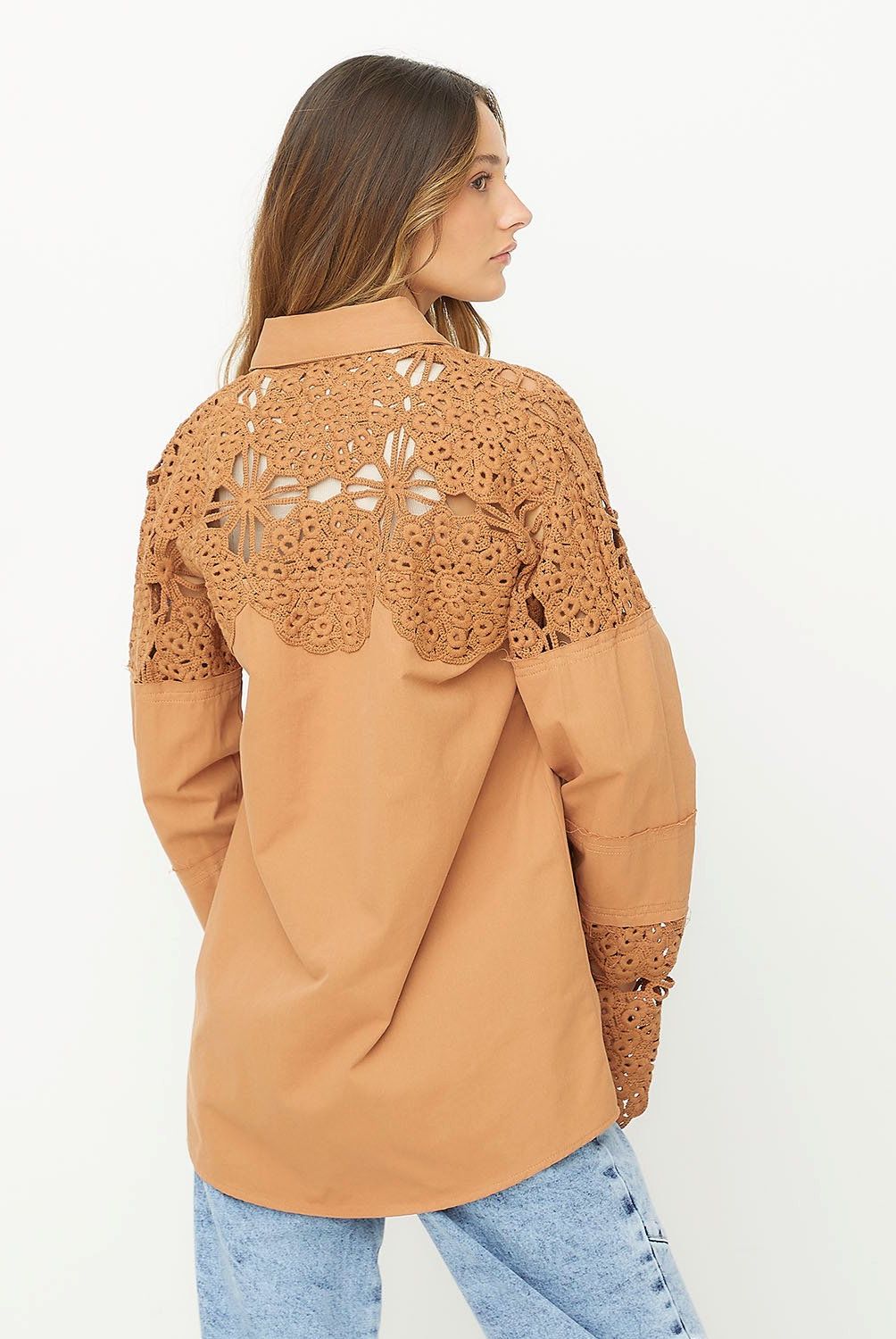 RUPHA - Blusa Camisera Algodón Mujer Rupha