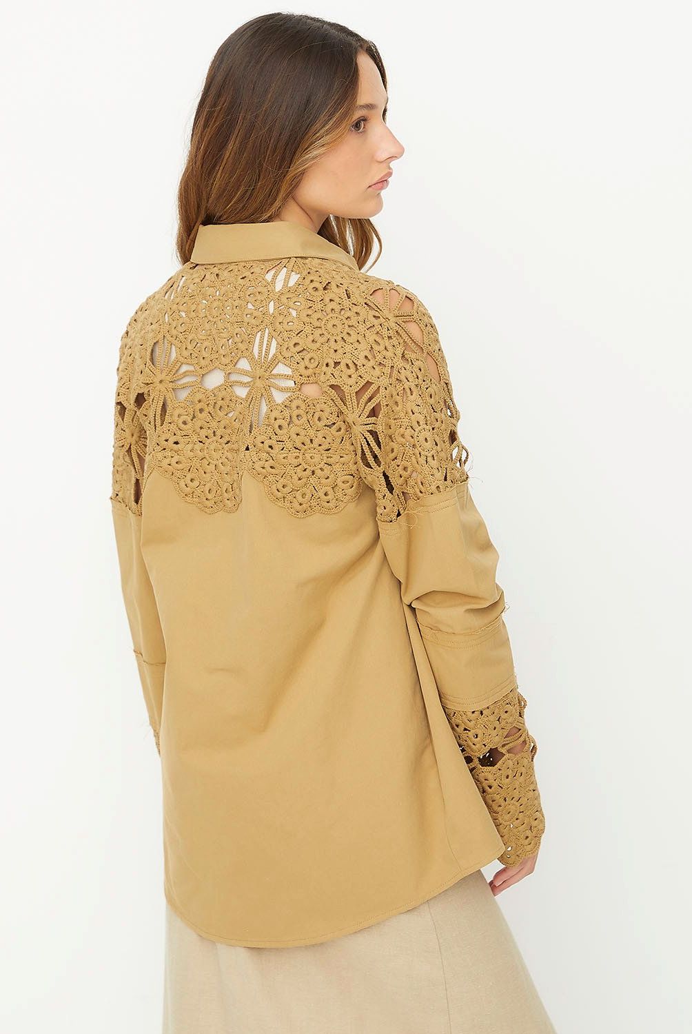 RUPHA - Blusa Camisera Algodón Mujer Rupha