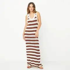 RUPHA - Vestido Largo Tejido Mujer