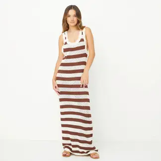 RUPHA - Vestido Largo Tejido Mujer
