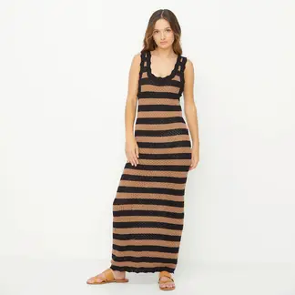 RUPHA - Vestido Largo Tejido Mujer