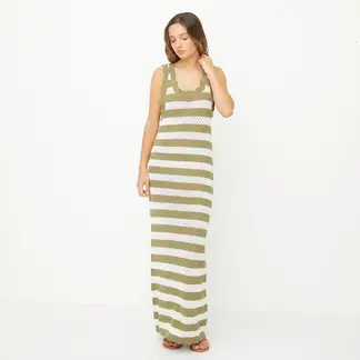 RUPHA - Vestido Largo Tejido Mujer