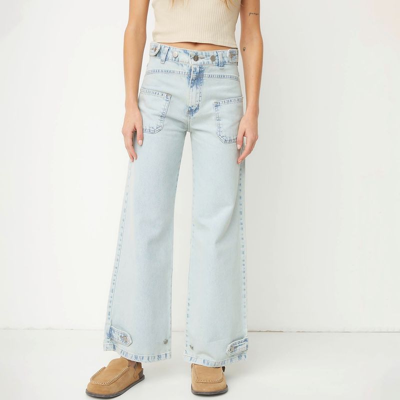 RUPHA - Jeans Tiro Medio Mujer Rupha