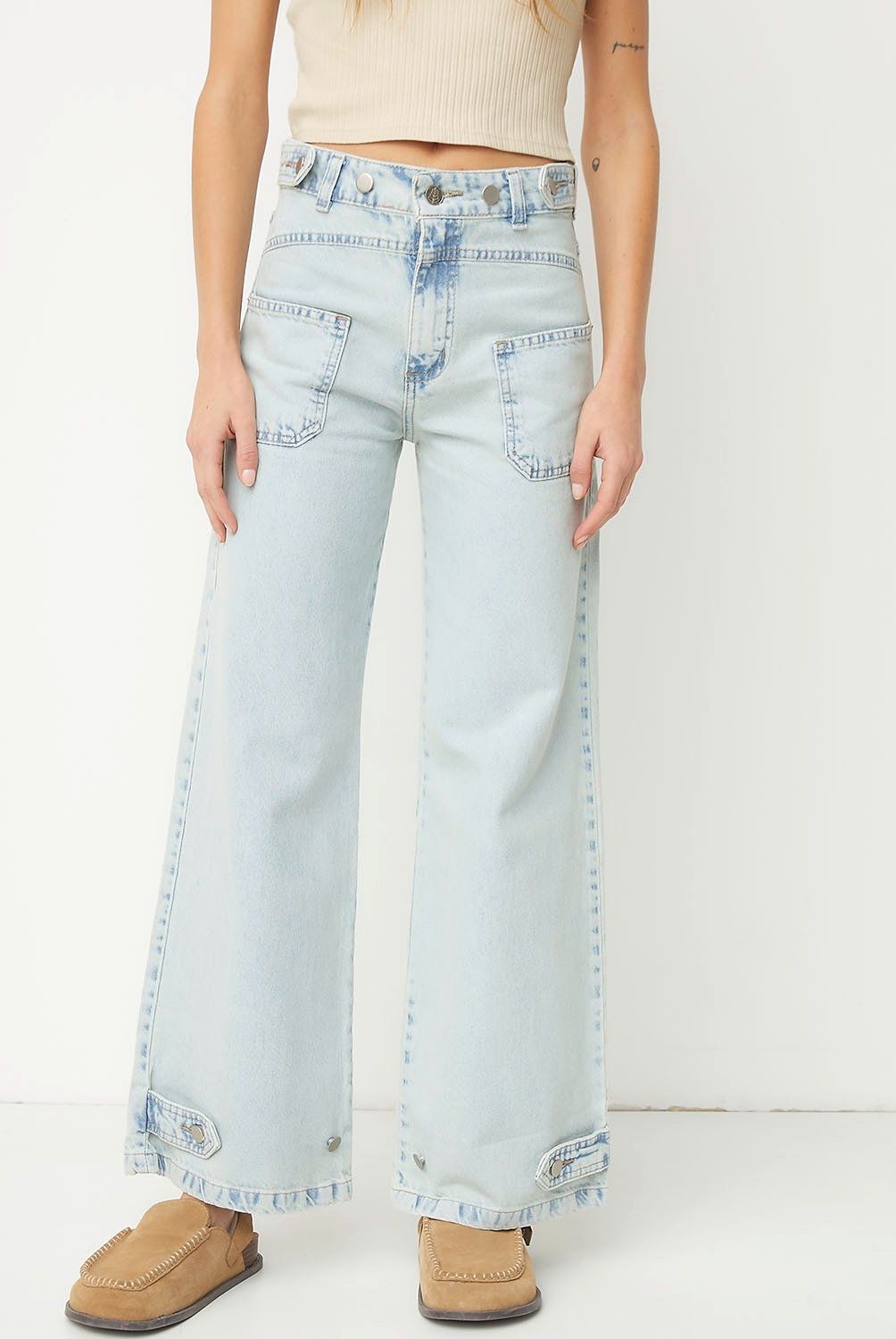 RUPHA - Jeans Tiro Medio Mujer Rupha