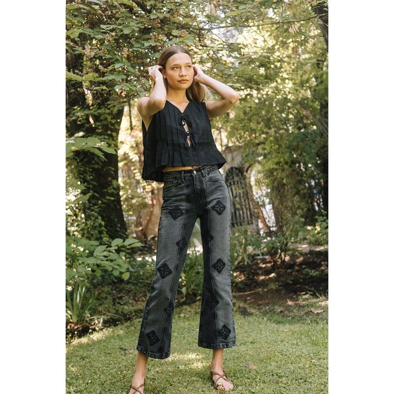 RUPHA - Jeans Tiro Medio Mujer Rupha