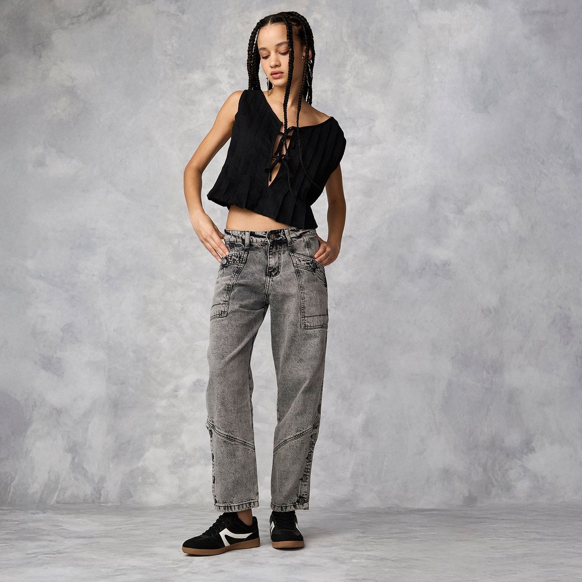 RUPHA - Jeans Tiro Medio Mujer Rupha