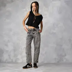 RUPHA - Jeans Tiro Medio Mujer