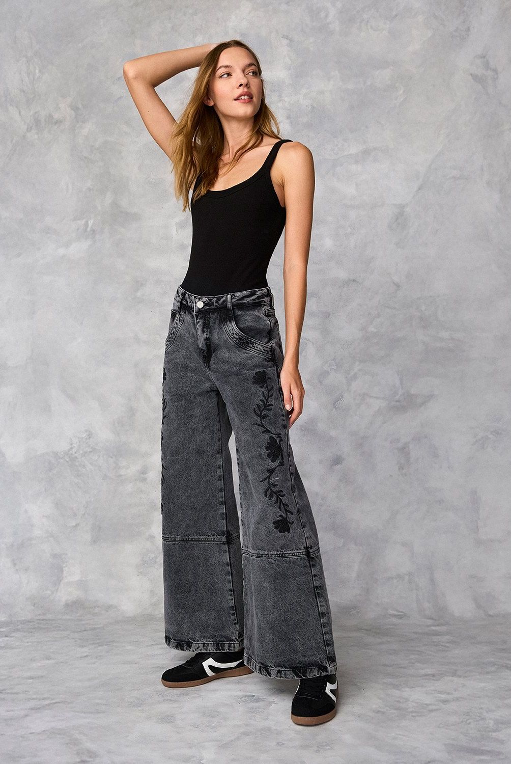 RUPHA - Jeans Tiro Medio Mujer Rupha