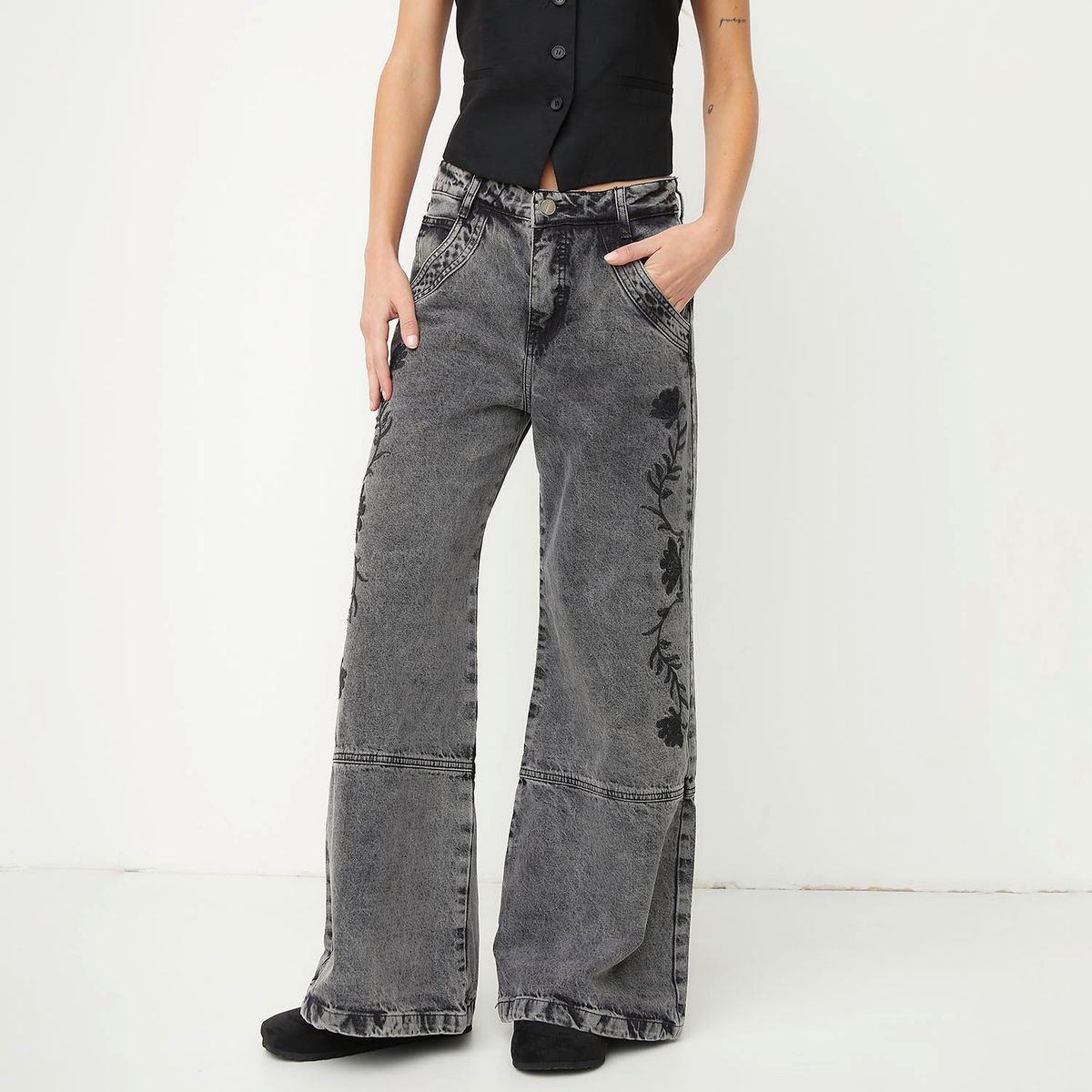 RUPHA - Jeans Tiro Medio Mujer Rupha