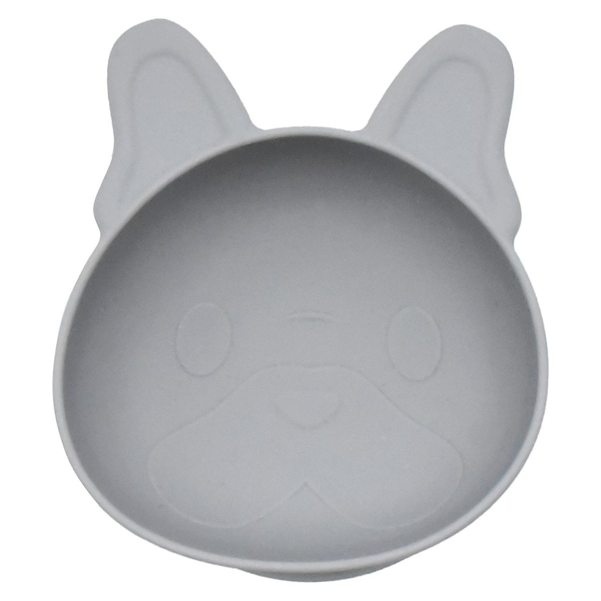 MELII - Pack De 2 Bowls De Silicona Con Succion Bulldog Melii
