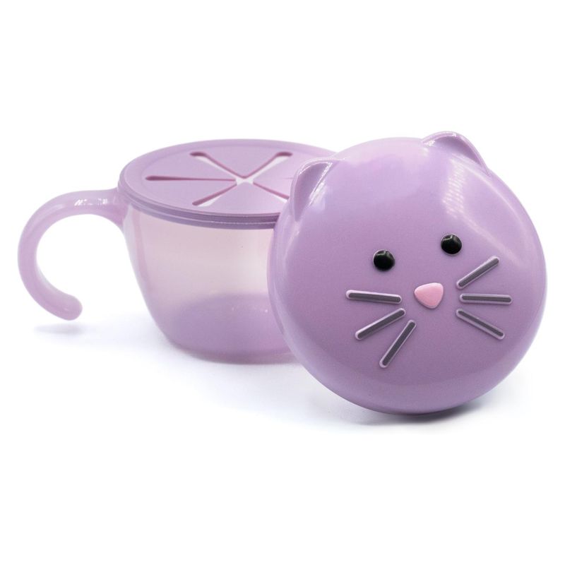 MELII - Contenedor De Snacks Anti-Derrame - Gato Melii