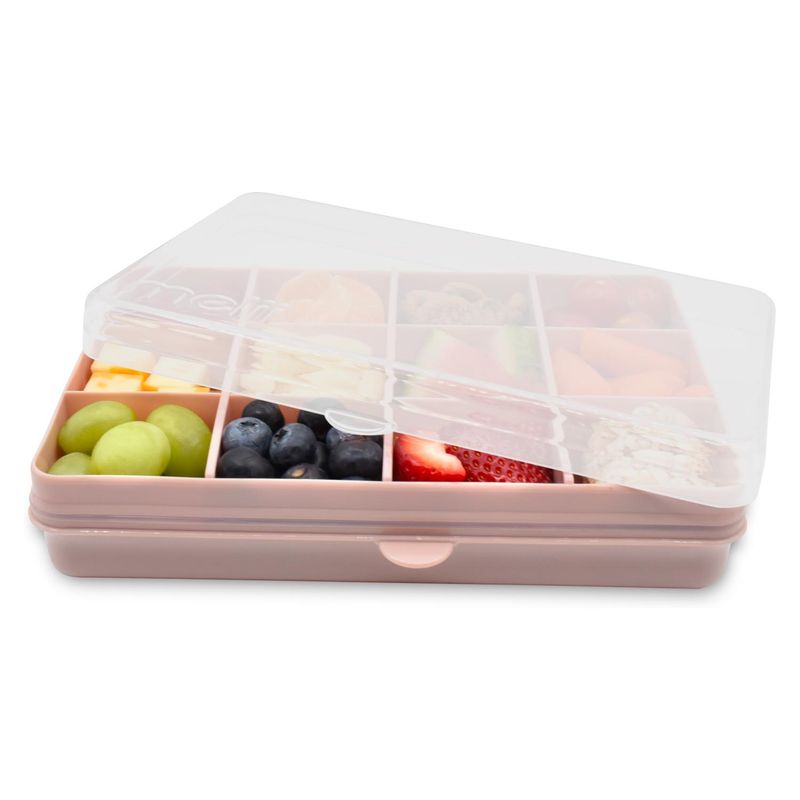 MELII - Caja Contenedora Para Snacks Rosado Melii