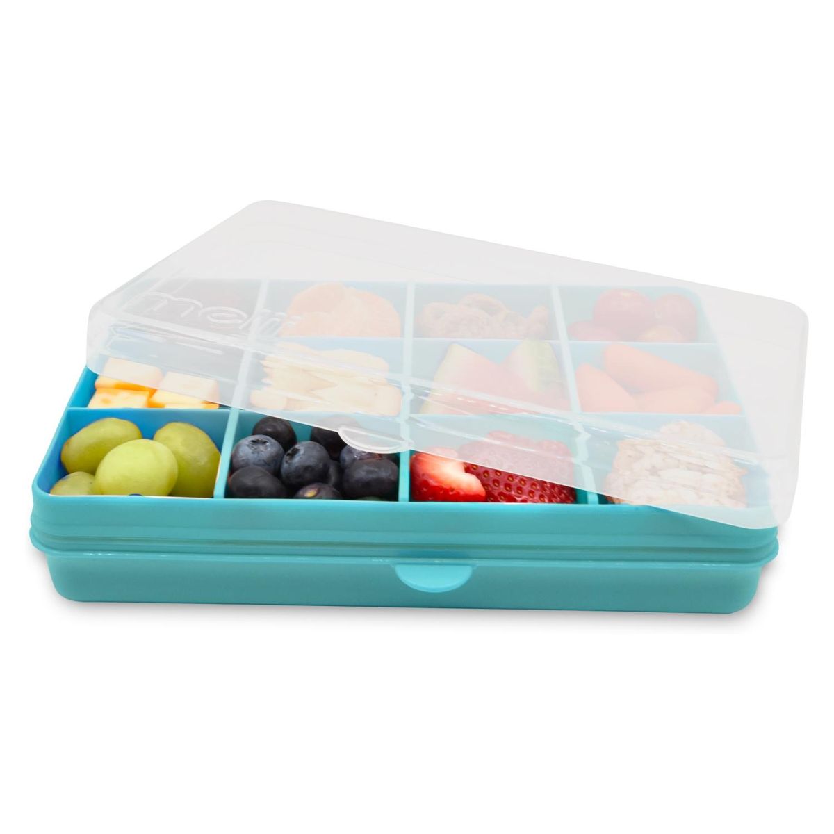 MELII - Caja Contenedora Para Snacks Azul Melii