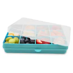 MELII - Caja Contenedora Para Snacks Azul