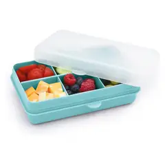 MELII - Caja Contenedora Mini Para Snacks Azul