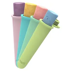 MELII - Pack de 4 Moldes de Silicona Helado Push Up