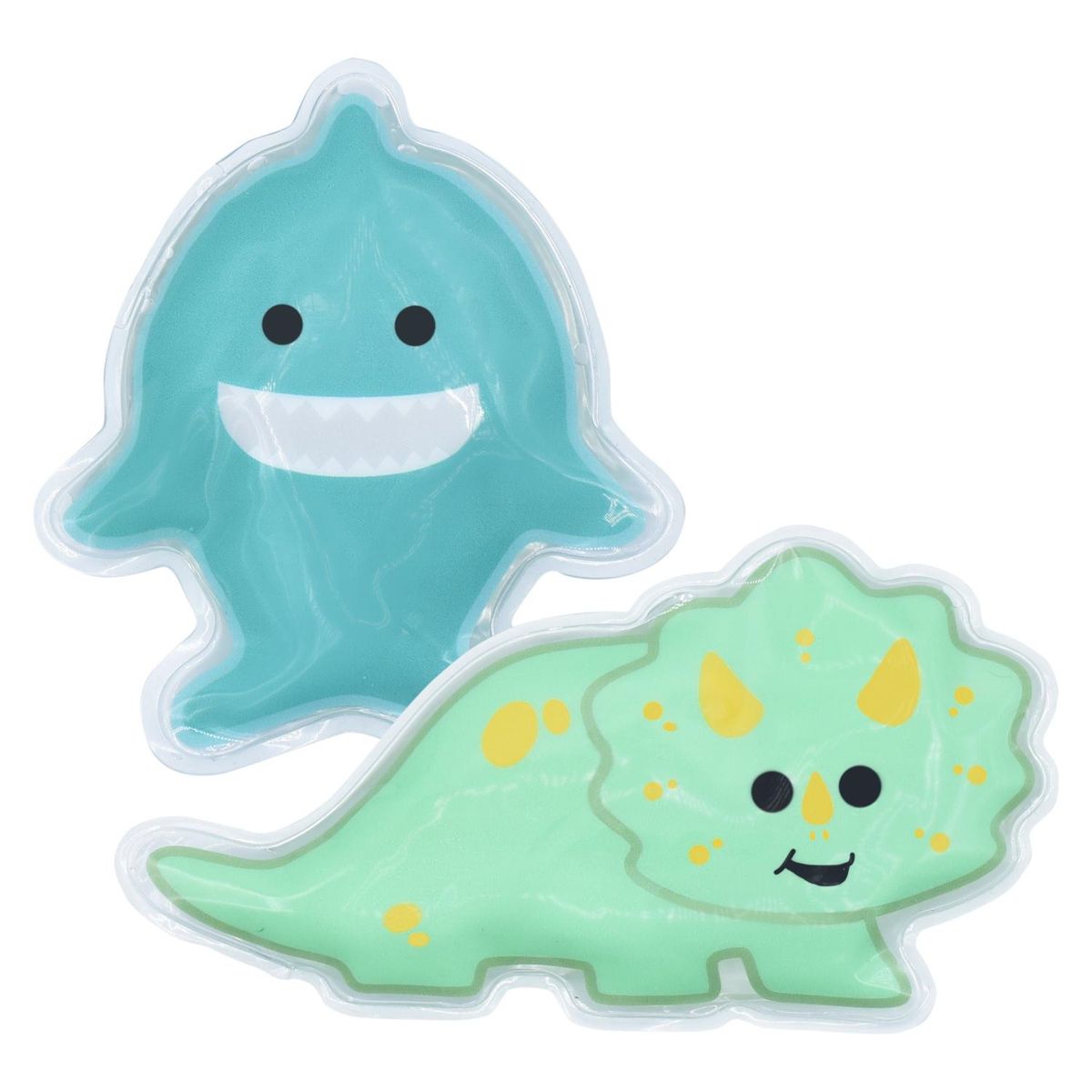 MELII - Pack de 2 Gel Frios Dino-Tiburon Melii