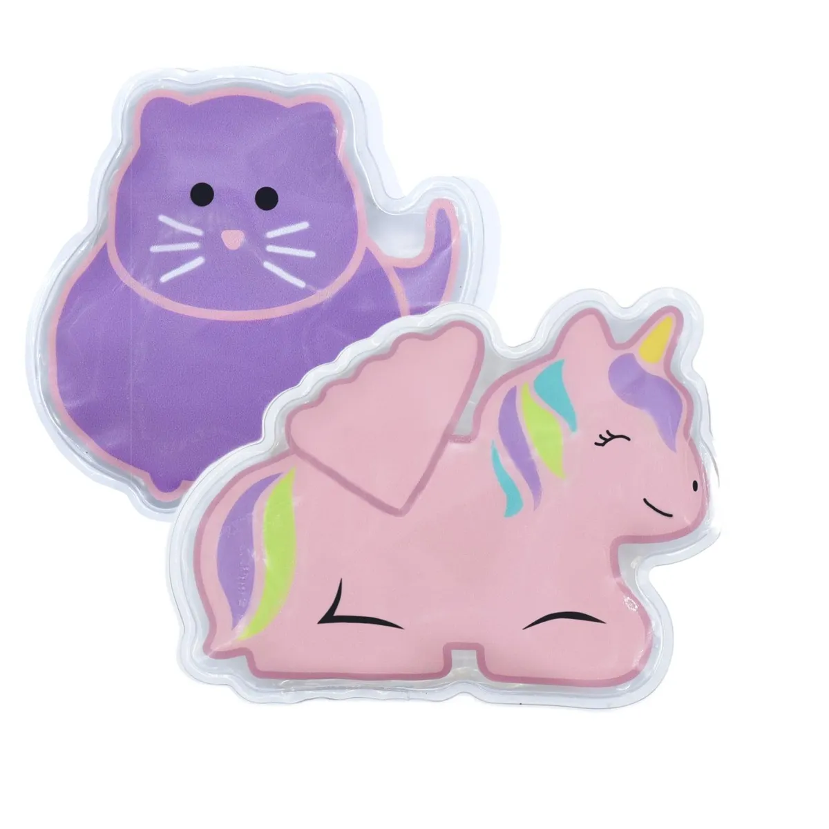 MELII - Pack de 2 Gel Frios Gato-Unicornio Melii