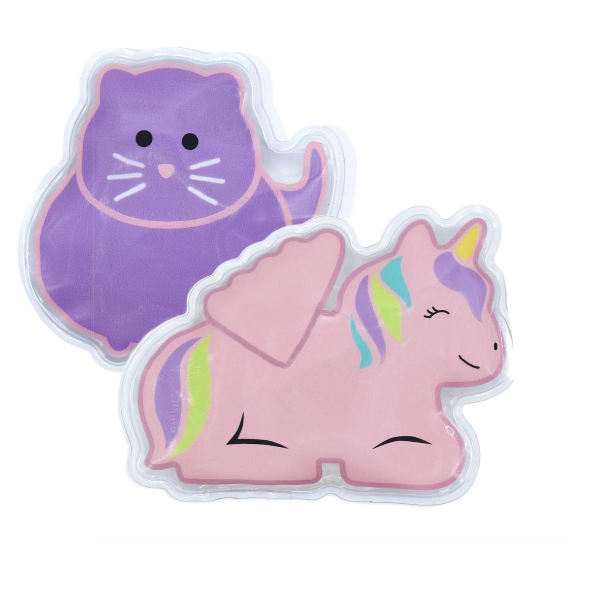 MELII - Pack de 2 Gel Frios Gato-Unicornio Melii