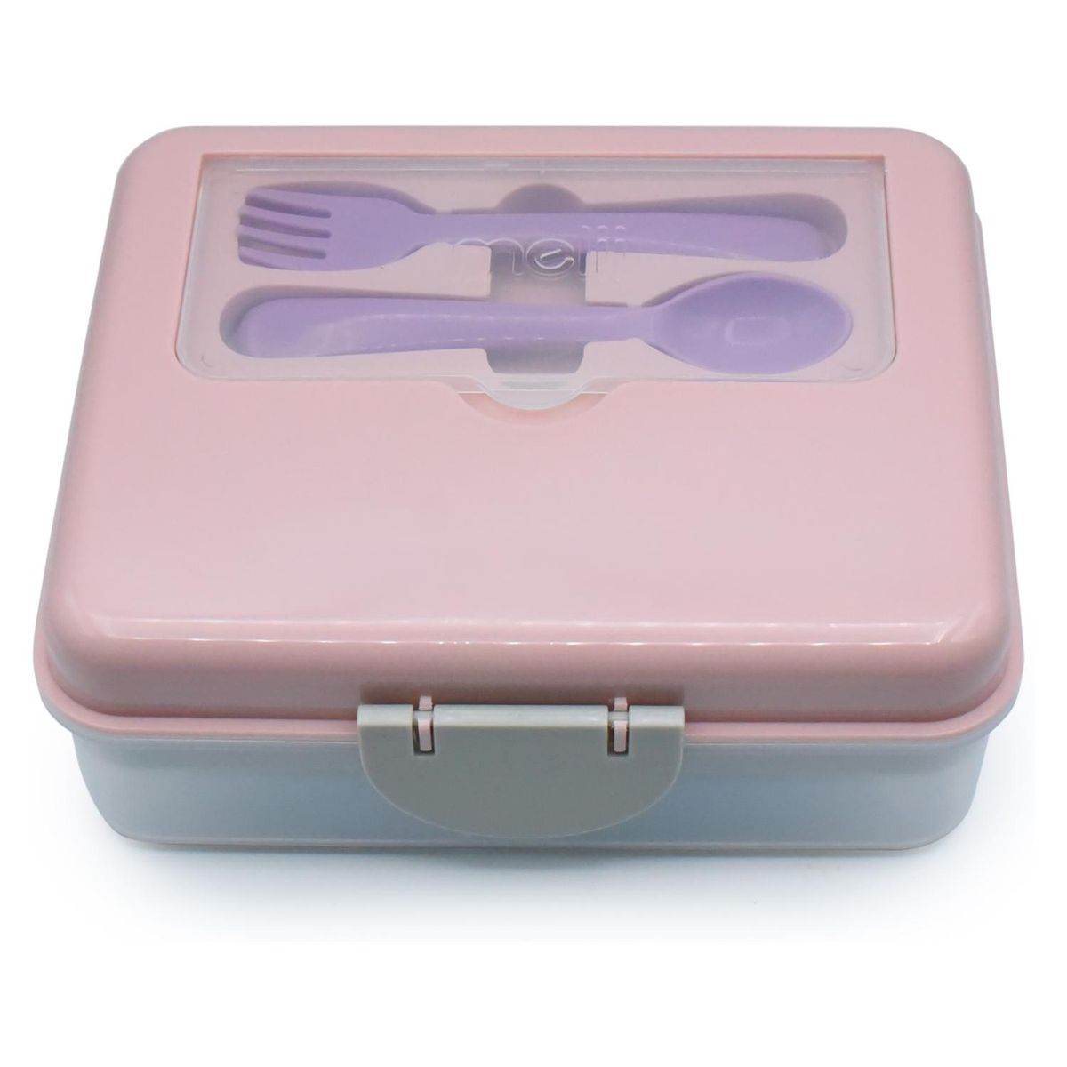 MELII - Lonchera Bento Box Con Cubiertos - Rosa Melii