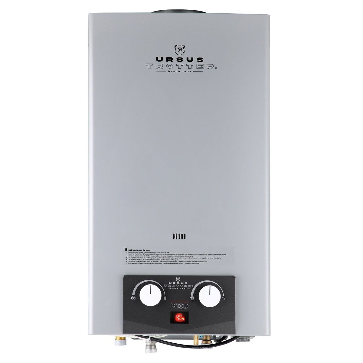 URSUS TROTTER - Calefon Komforte Gas Licuado 10 Litros Ut M10-D GL Ursus Trotter