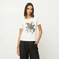 VERO MODA - Polera Estampada 100% Algodón Mujer