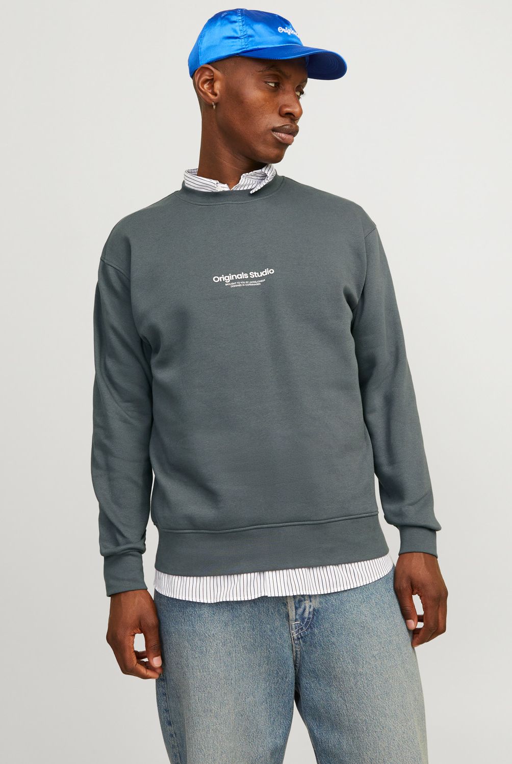 JACK&JONES - Polerón Crew Neck Hombre Algodón Jack&Jones