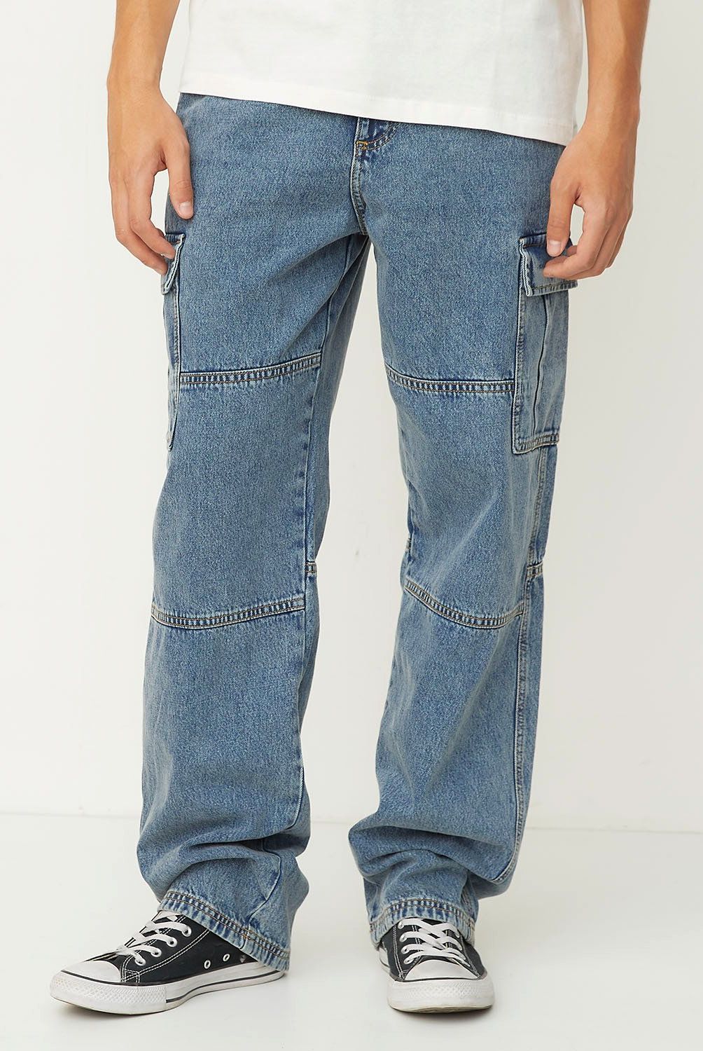 JACK&JONES - Jeans Cargo Algodón Loose Fit Hombre Jack&Jones