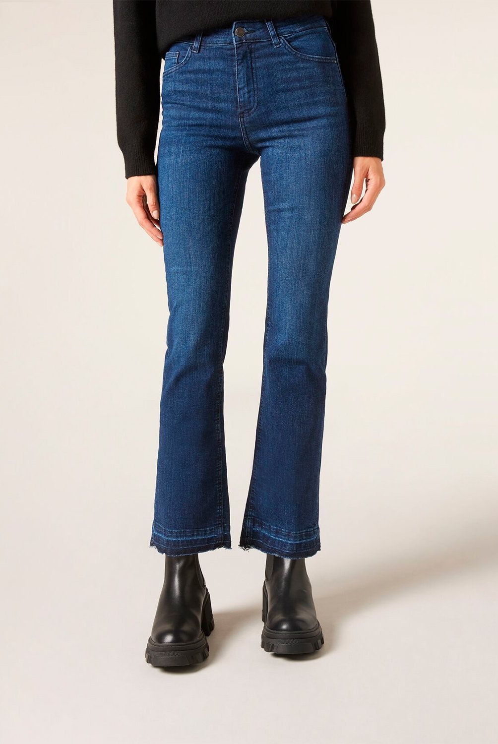 CALZEDONIA - Pantalón Miniflare Denim Mujer Calzedonia