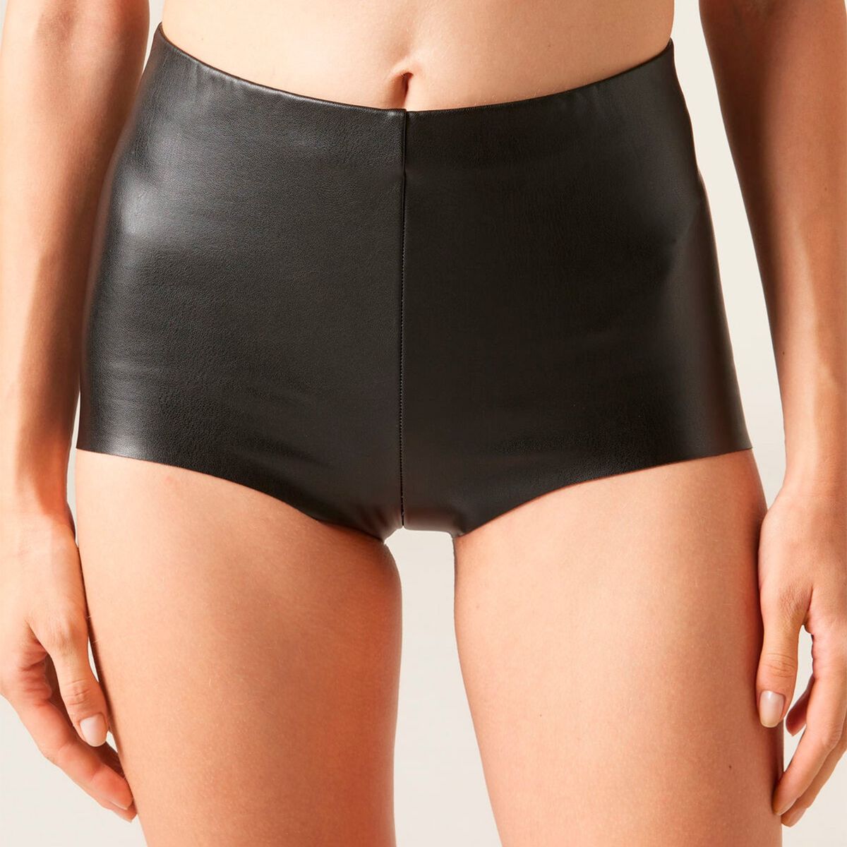 CALZEDONIA - Mini Short Efecto Piel Mujer Calzedonia