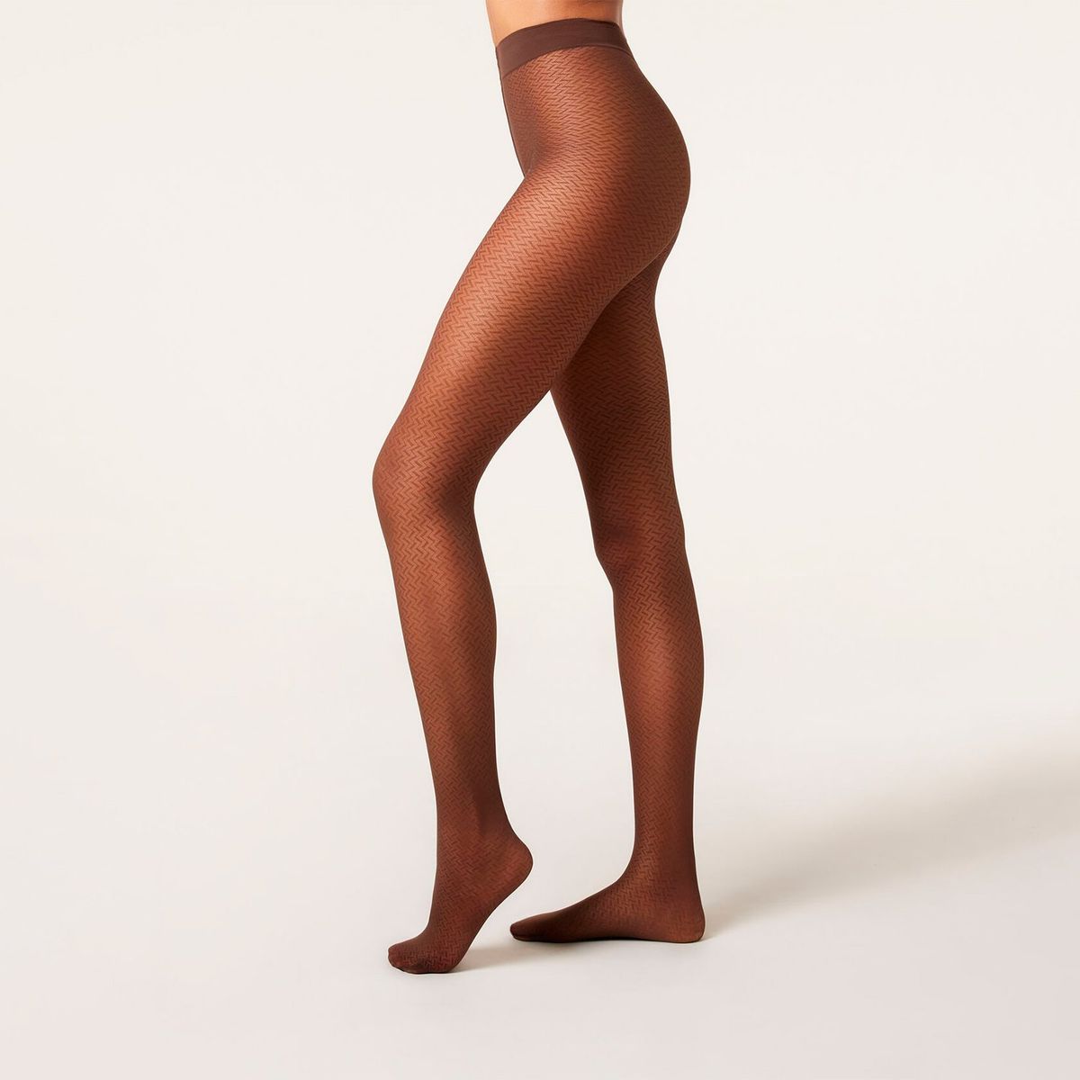 CALZEDONIA - Panty Transparentes de 50 Denier con Zigzag Mujer Calzedonia