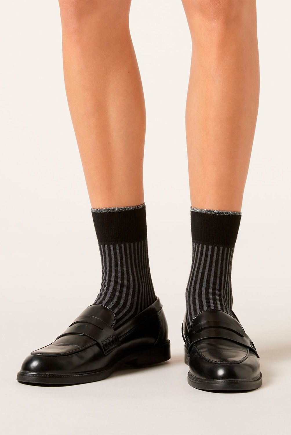 CALZEDONIA - Calcetines Algodón Canale Bicolor Mujer Calzedonia
