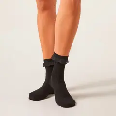 CALZEDONIA - Calcetines Algodón Canale Y Volantes Mujer