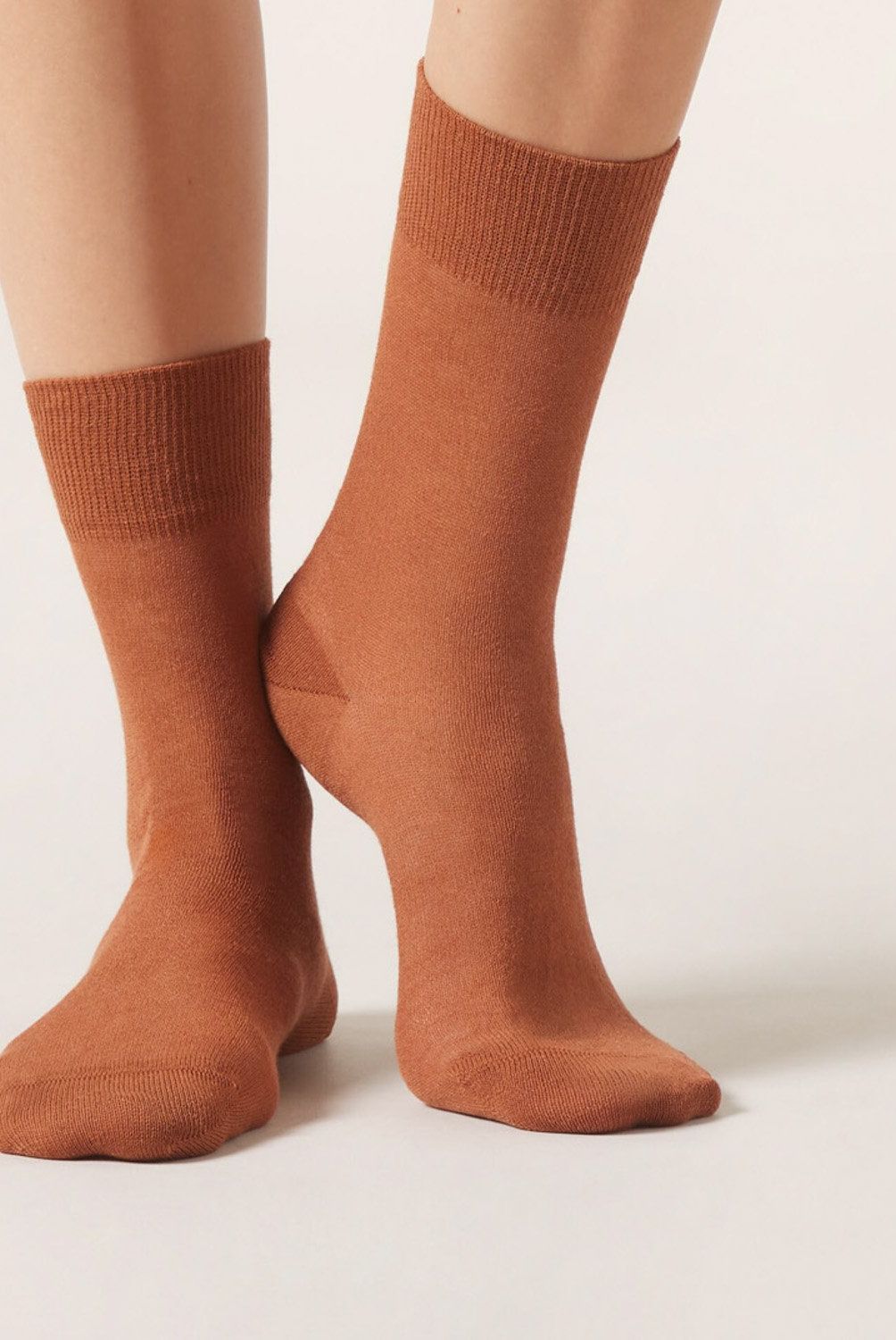 CALZEDONIA - Calcetines de Lana Con Puño Mujer Calzedonia