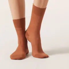 CALZEDONIA - Calcetines de Lana Con Puño Mujer