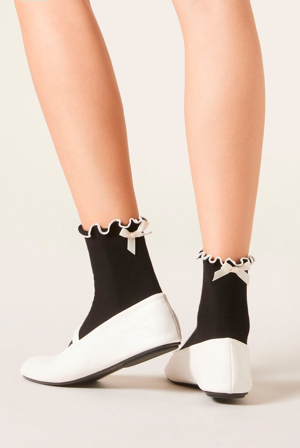 CALZEDONIA - Calcetines Algodón con Lazo Mujer Calzedonia