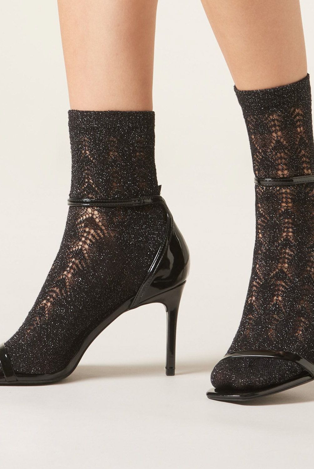 CALZEDONIA - Calcetines Con Cashmere Calados Mujer Calzedonia