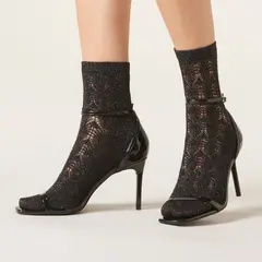 CALZEDONIA - Calcetines Con Cashmere Calados Mujer