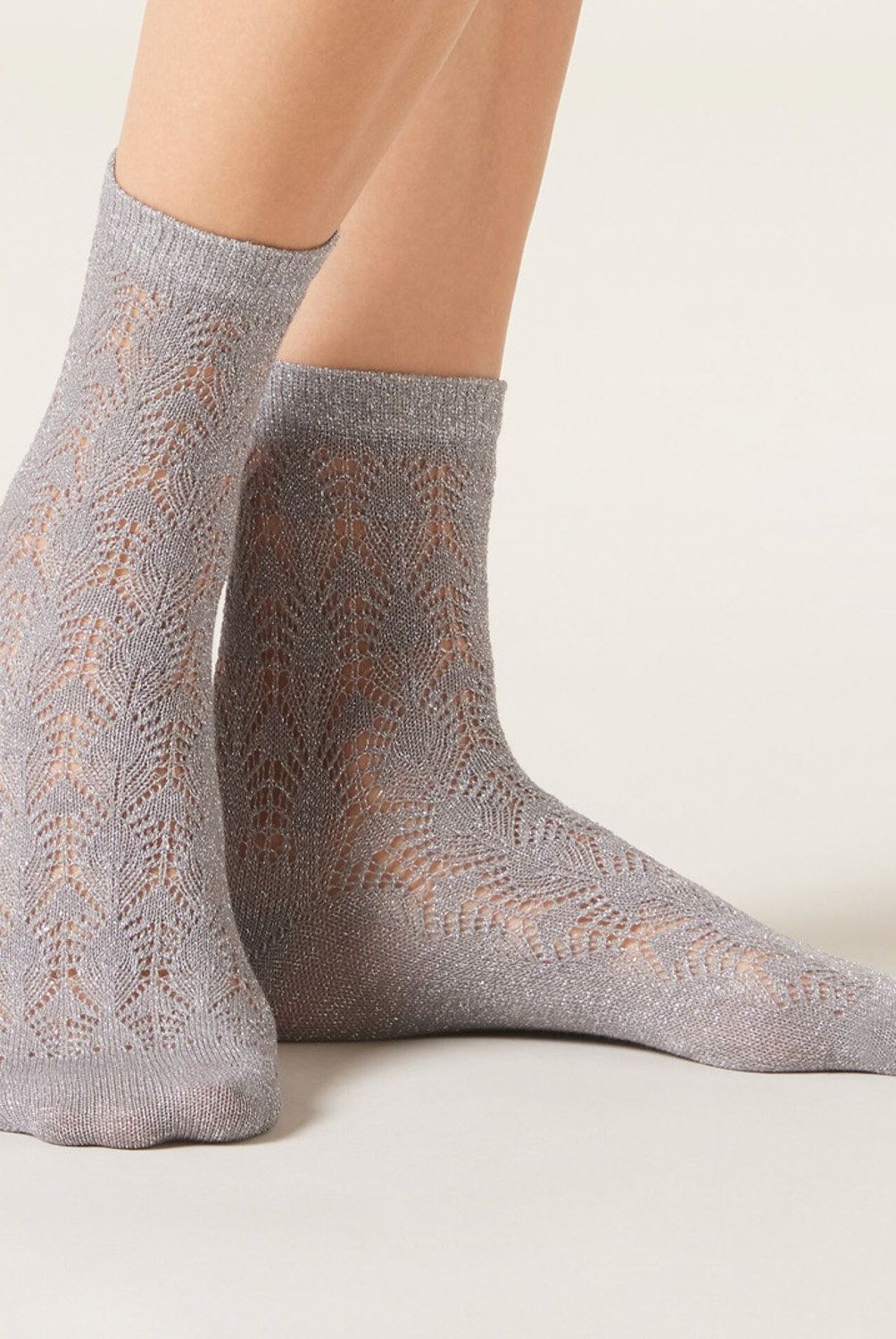 CALZEDONIA - Calcetines Con Cashmere Calados Mujer Calzedonia