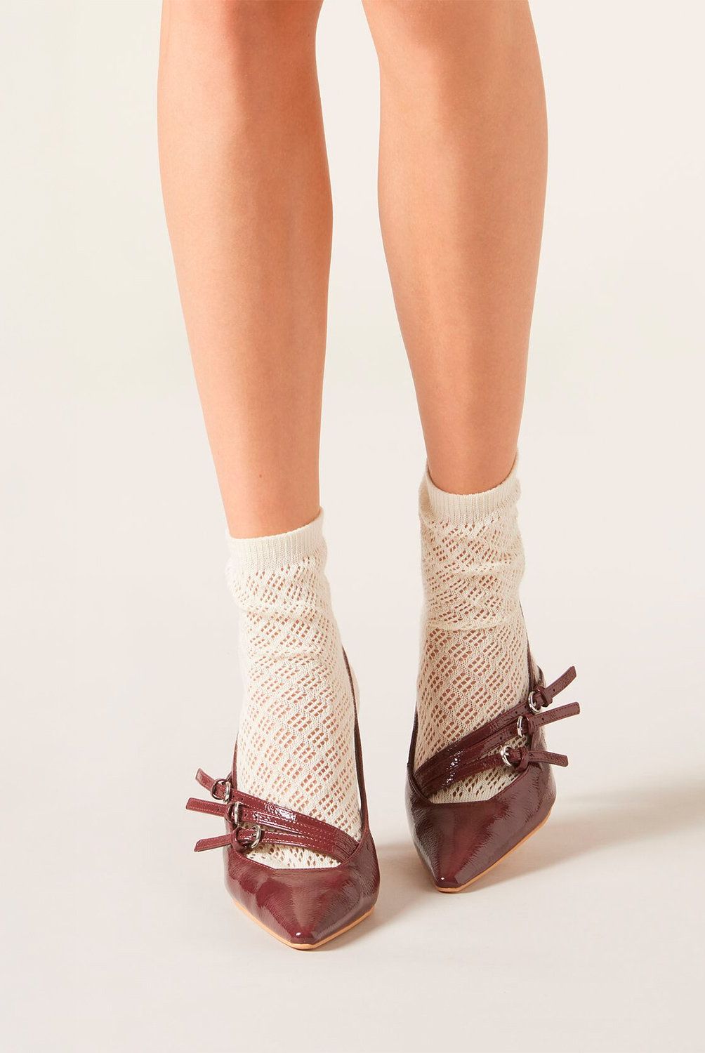 CALZEDONIA - Calcetines Algodón Calados Mujer Calzedonia