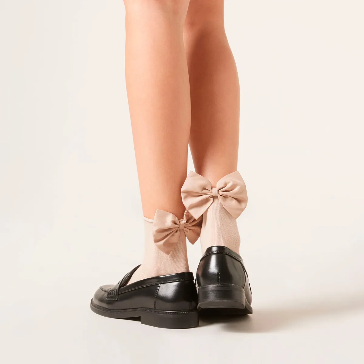 CALZEDONIA - Calcetines Algodón Con Lazo Mujer Calzedonia