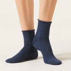 CALZEDONIA - Calcetines Con Cashmere Con Glitter Mujer