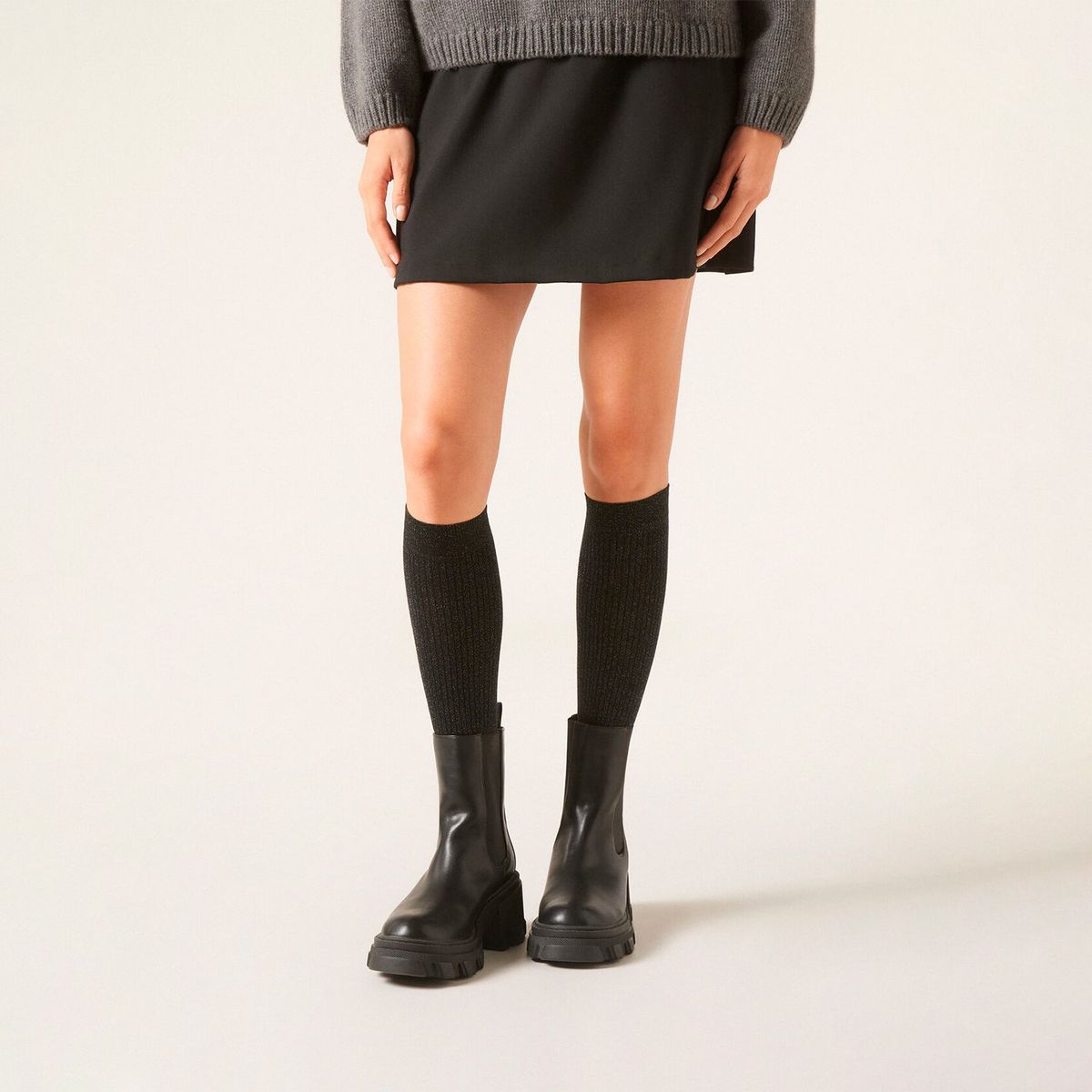 CALZEDONIA - Calcetines Largos Con Cashmere Mujer Calzedonia