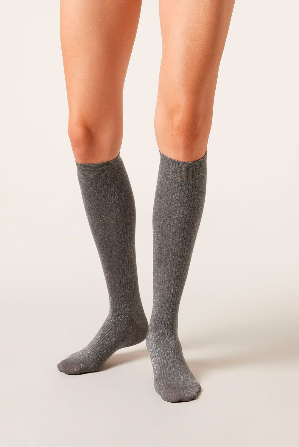 CALZEDONIA - Calcetines Largos Con Cashmere Mujer Calzedonia