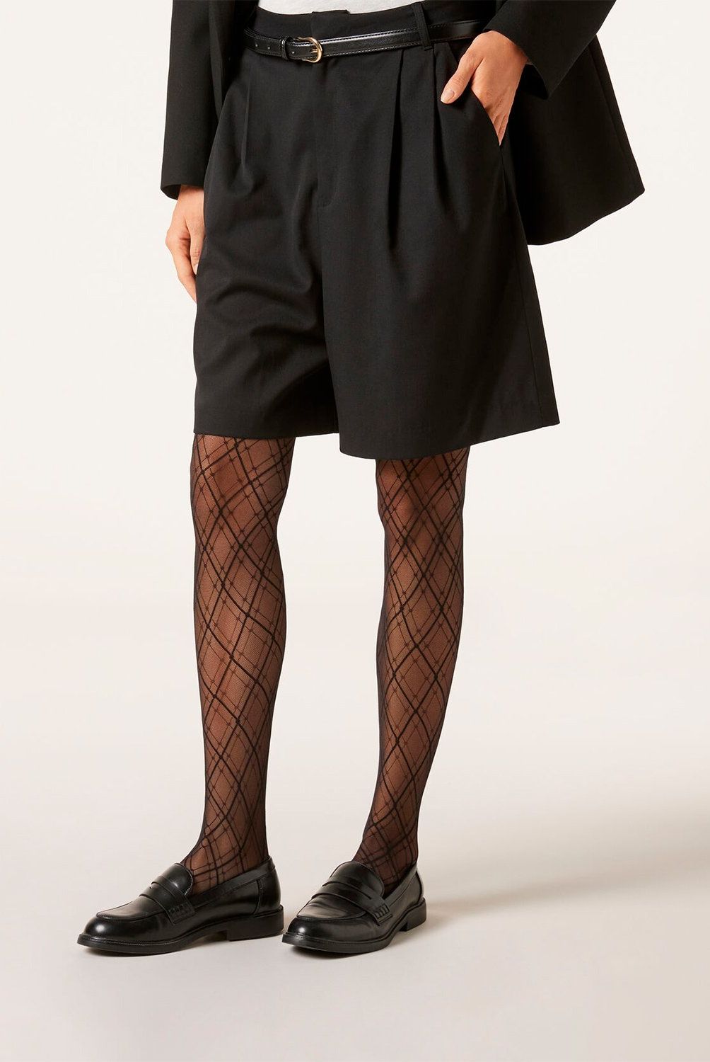 CALZEDONIA - Panty de Microred de 50 Denier con Rombos Mujer Calzedonia