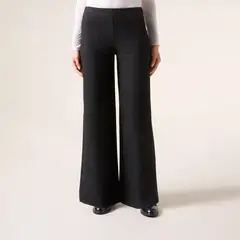 CALZEDONIA - Pantalón Palazzo Efecto Espiga Mujer