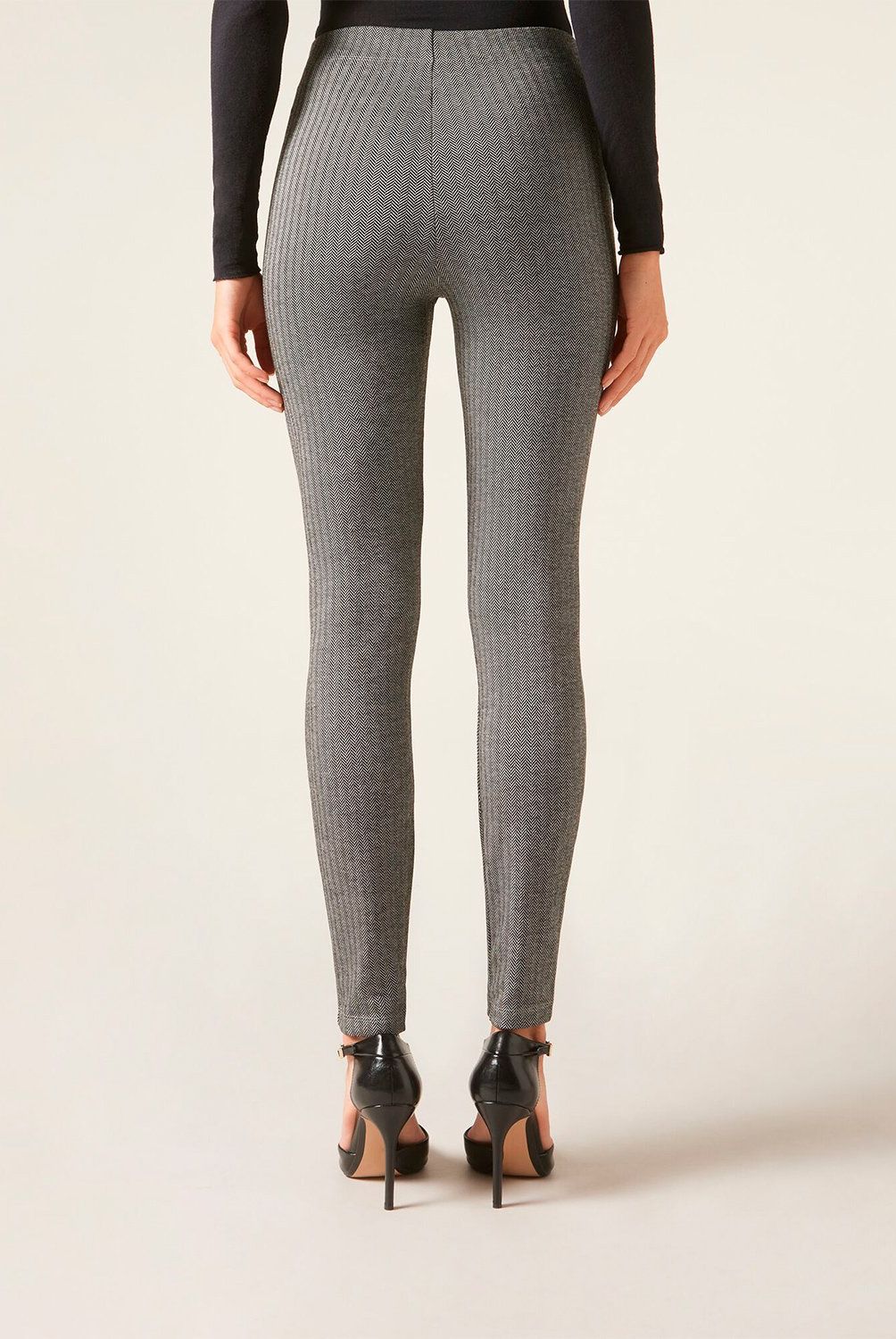 CALZEDONIA - Pantalón Efecto Espiga Mujer Calzedonia